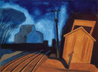 Flaggenstation, Elizabeth, New Jersey, 1925